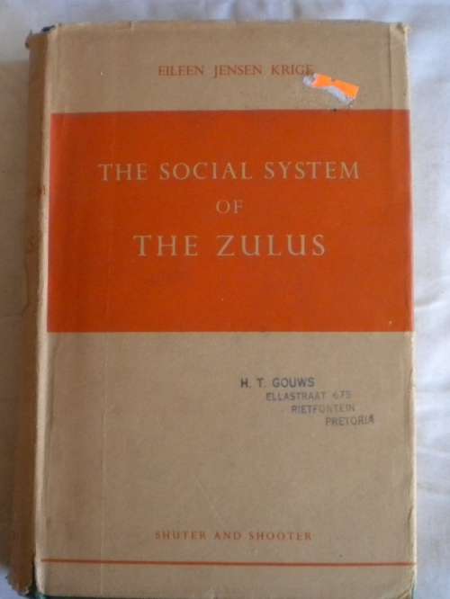The social system of the Zulus by Eileen Jensen Krige