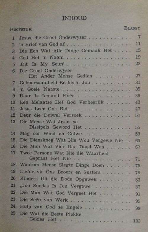 Luister na die Groot Onderdwyser