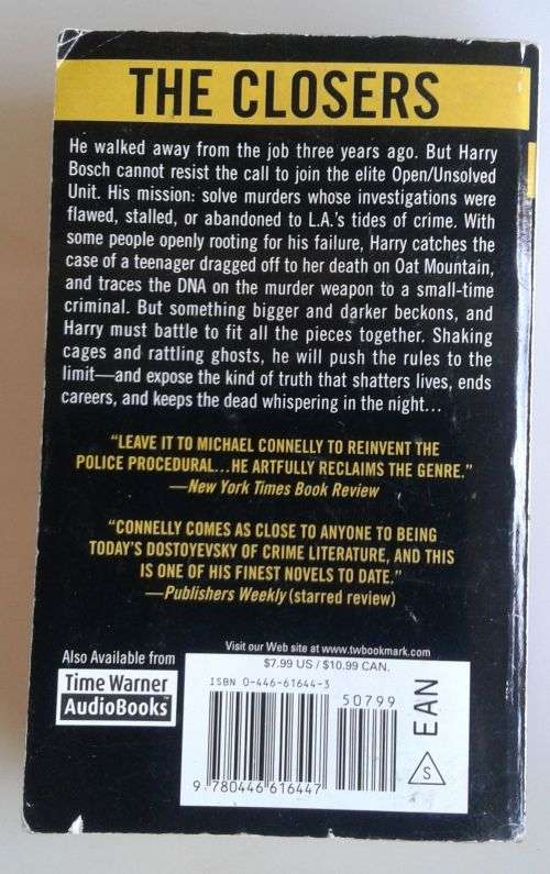 The closers by Michael Connelly