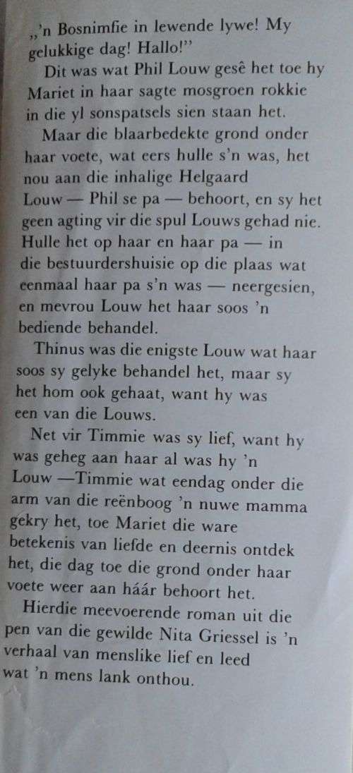 'n Reenboog oor Voetpad deur Nita Griessel