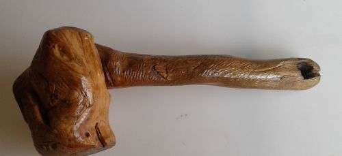 Very interresting wooden hammer