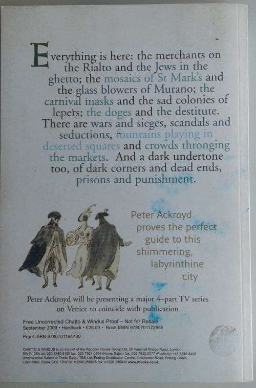 Venice pure city by Peter Ackroyd