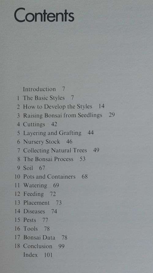 Successful Bonsai growing by P Adams