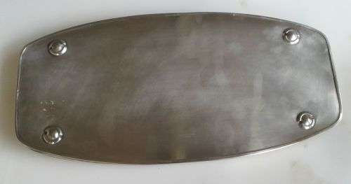 Vintage Cavalier silver plated tray