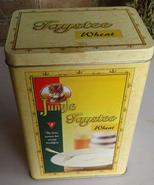Jungle taystee wheat tin