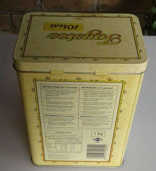 Jungle taystee wheat tin