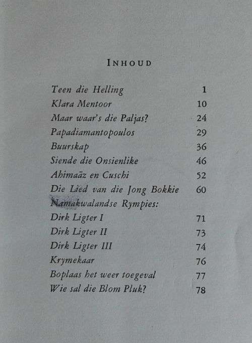 Teen die helling deur Boerneef