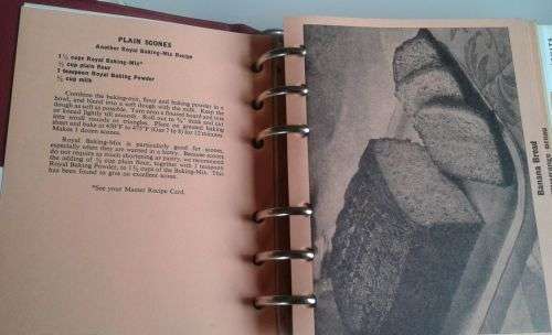 Royal baking powder file with recipes
