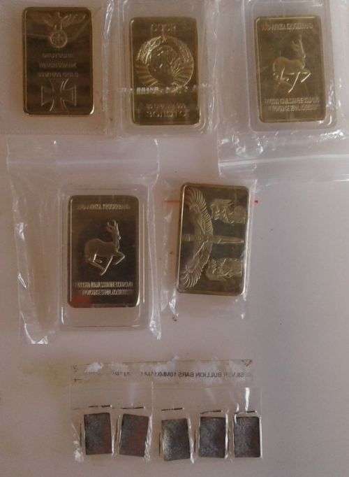 6 x Bullion bars