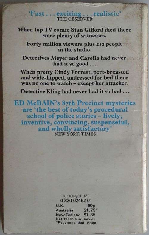 Eighty million eyes by Ed McBain