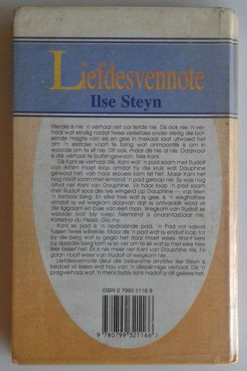 Liefdesvennote deur Ilse Steyn
