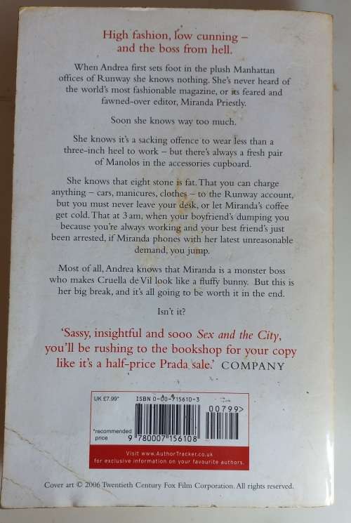 The devil wears prada by Lauren Weisberger