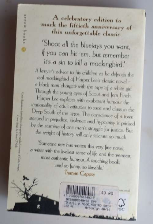 To kill a mockingbird by Harper Lee