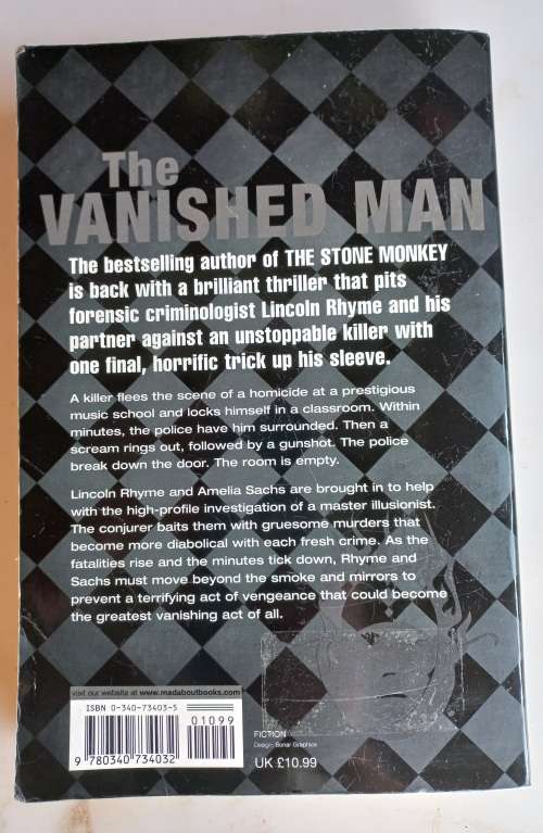 The vanished man by Jeffery Deaver