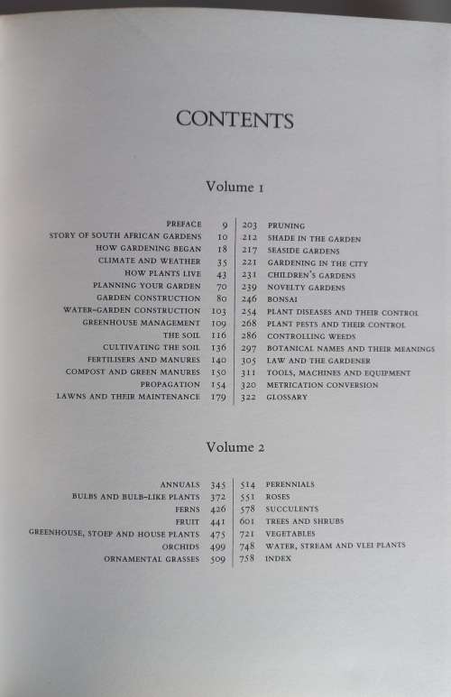 Reader`s digest complete guide to gardening in South Africa Volume 1 and 2