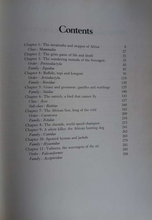 Africa - Hunters and hunted of the savannah