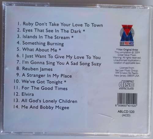 Kenny Rogers greatest hits cd