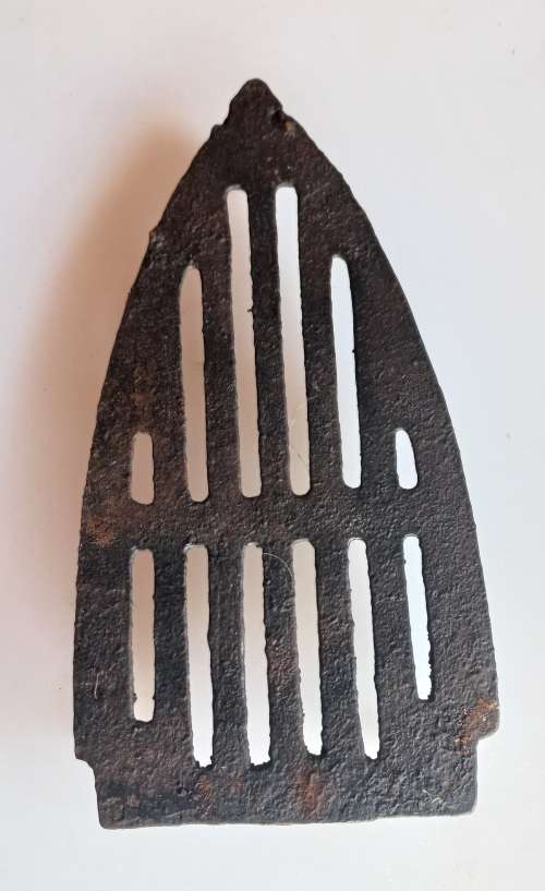 Vintage iron no 4 with stand