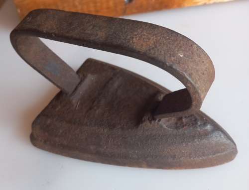 Vintage iron no 4 with stand
