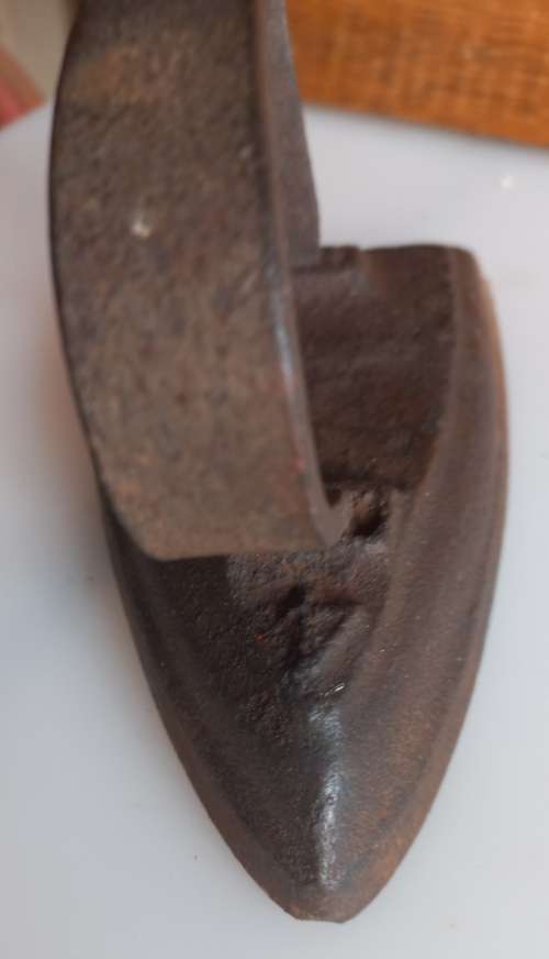 Vintage iron no 4 with stand