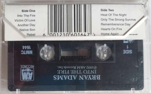 Bryan Adams - Into the fire tape