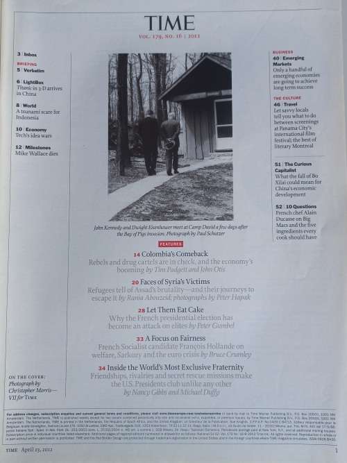 Time magazine April 23, 2012