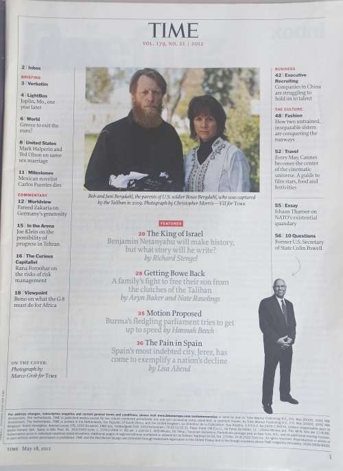 Time magazine May 28, 2012