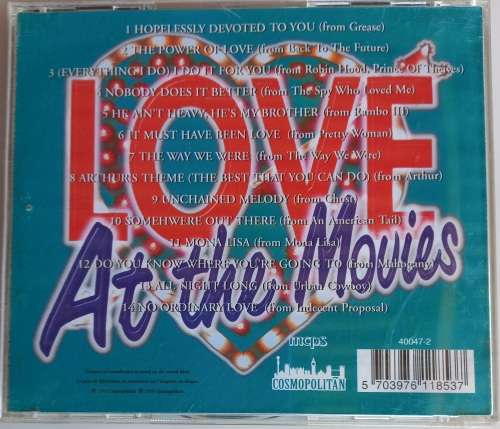 Love at the movies cd