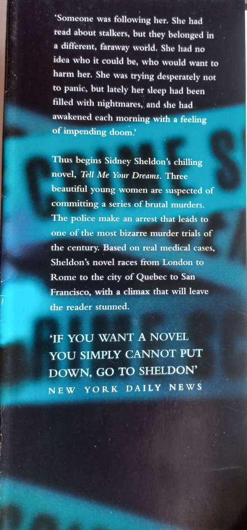 Tell me your dreams by Sidney Sheldon