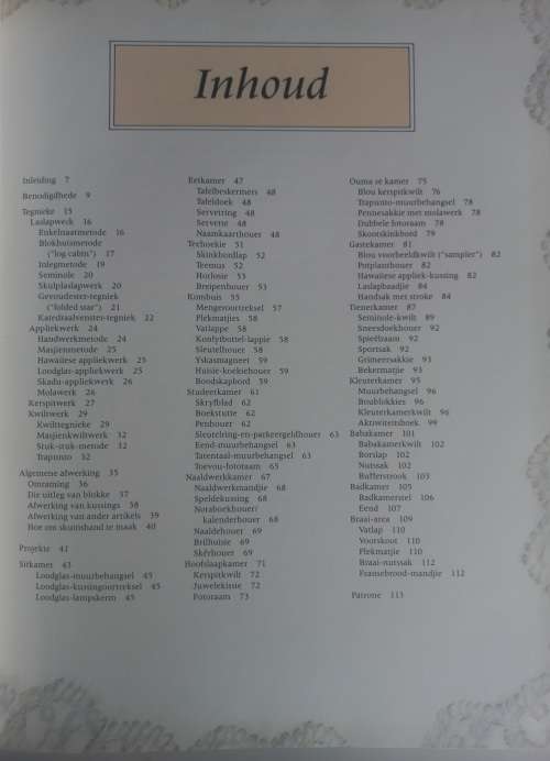 Skeppende naaldwerk vir binneversiering deur Martini Nel