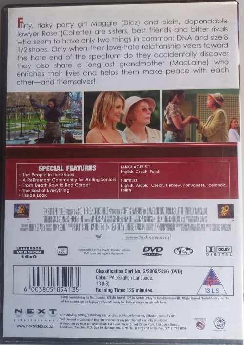 In her shoes dvd