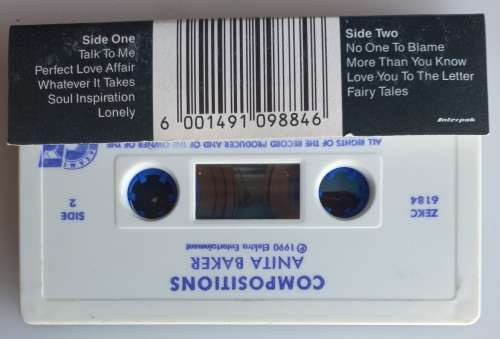 Anita Baker - Compositions tape