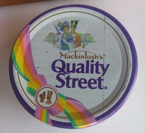 Quality street tin