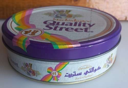 Quality street tin