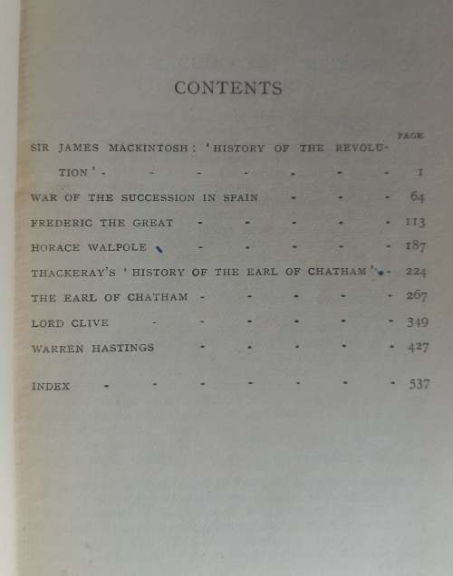 Historical essays by Lord Macaulay