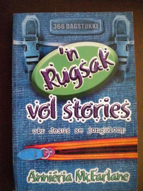 'n Rugsak vol stories vir Jesus se jongklomp deur Annieria McFarlane