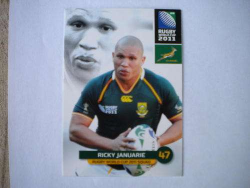2011 World cup trading card no 94 - Ricky Januarie
