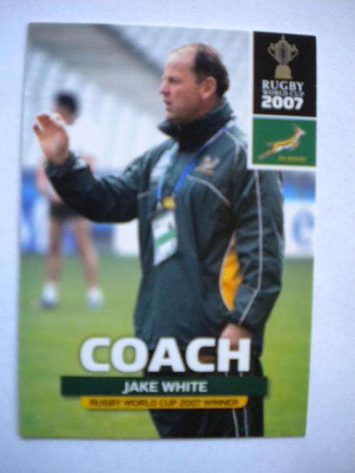 2011 World Cup trading card no 124 - Jake White