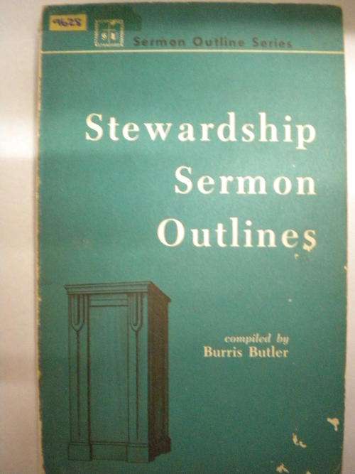 Stewardship sermon outlines compiled by Burris Butler