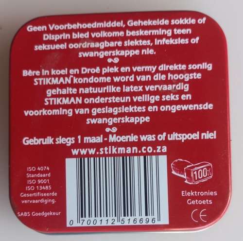 Die kat kom weer blikkie (leeg)