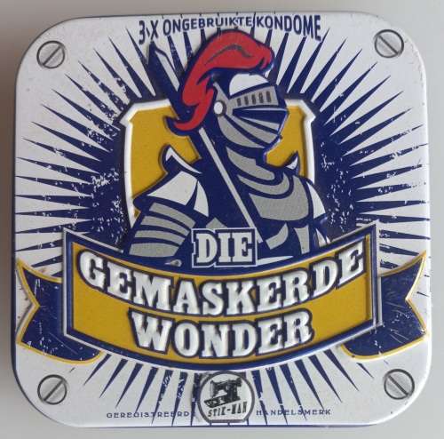 Die gemaskerde wonder blikkie (leeg)