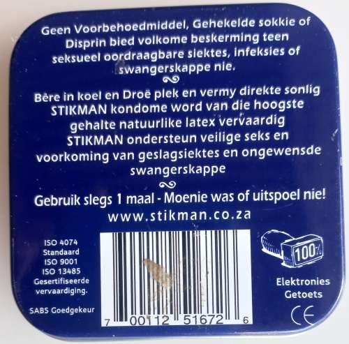 Die gemaskerde wonder blikkie (leeg)