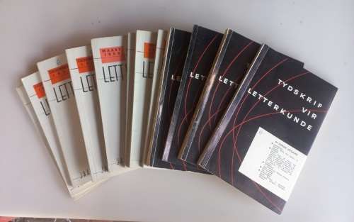 12 x Tydskrif vir letterkunde
