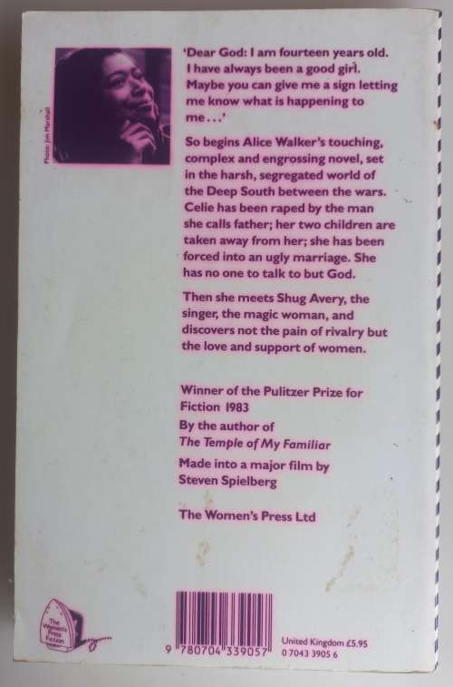 The color purple by Alice Walker