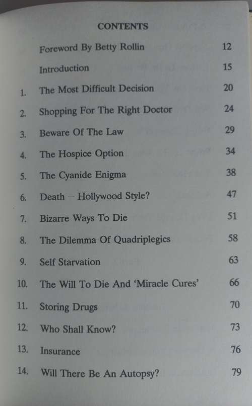 Final exit by Derek Humphry