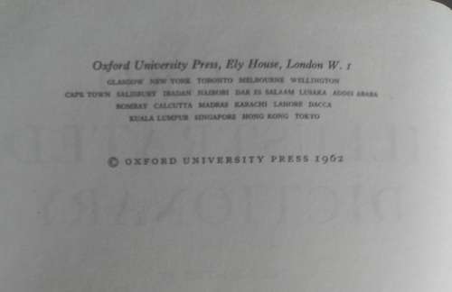 Oxford illustrated dictionary