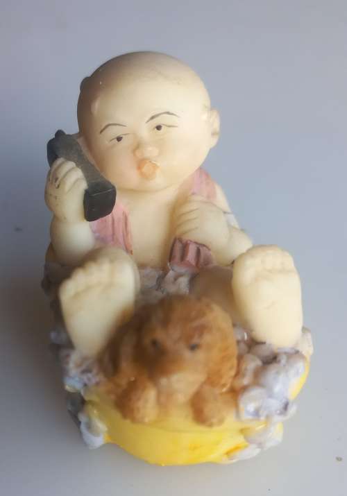 Small monk figurine