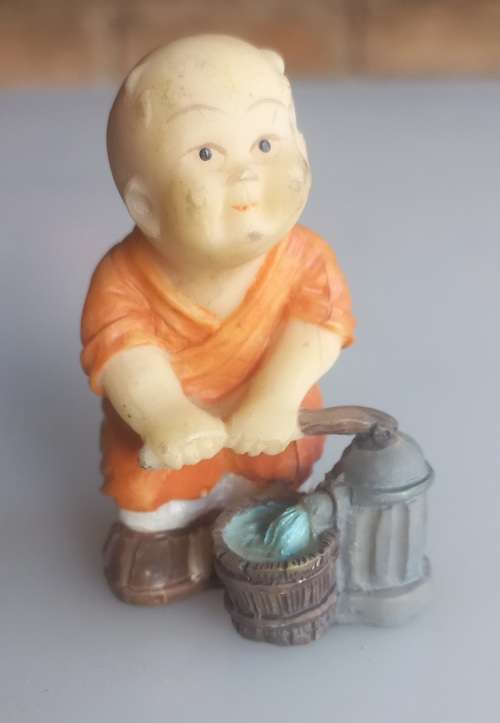 Small monk figurine