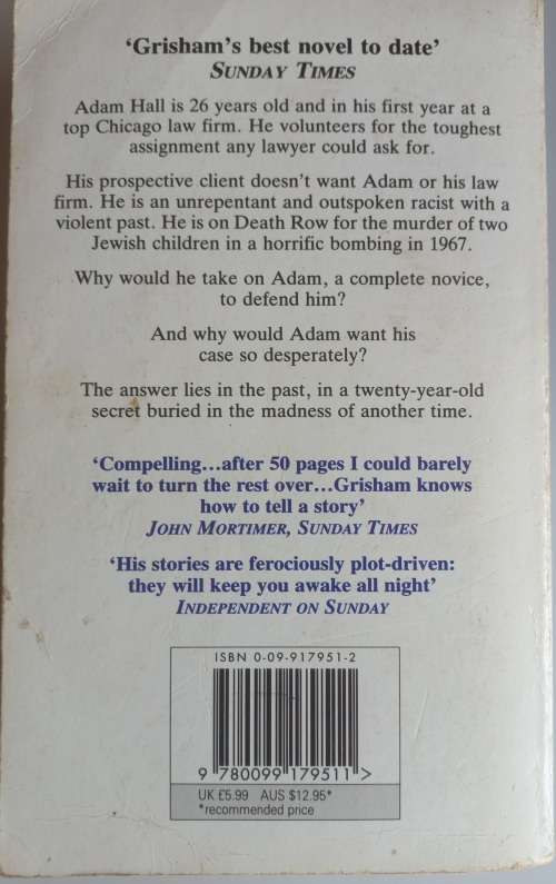 The chamber by John Grisham