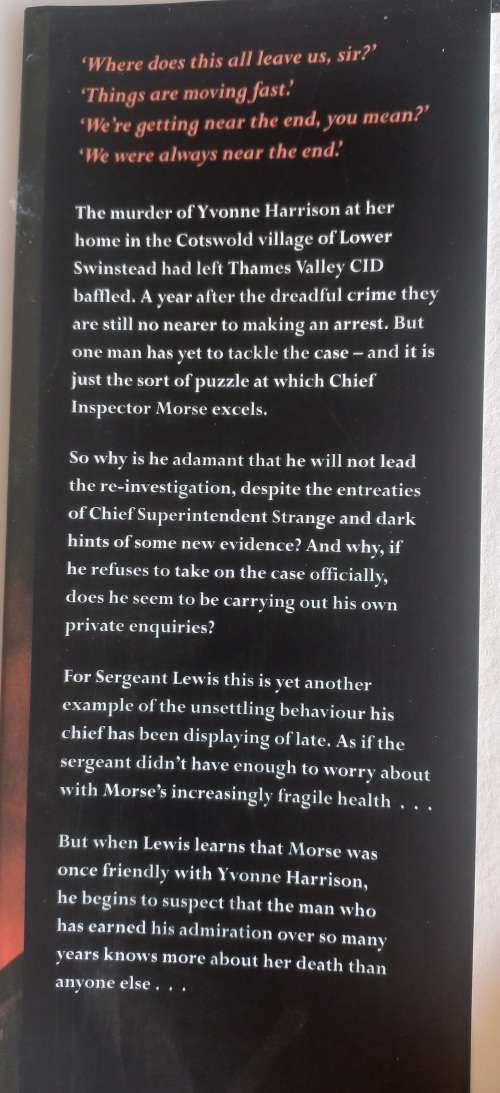 The remorseful day by Colin Dexter